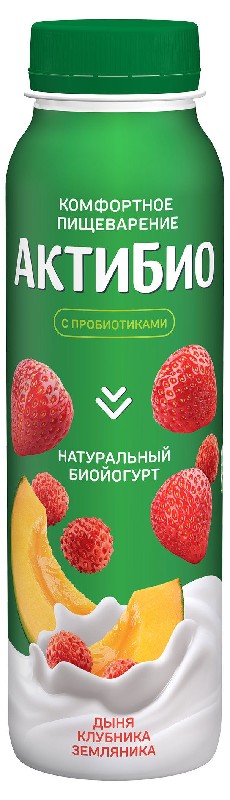 Йогурт Актибио питьевая 260г дын/к/зем
