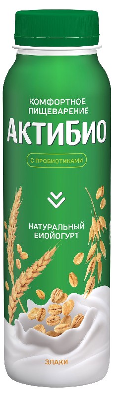 Йогурт Актибио питьевая 260г злаки