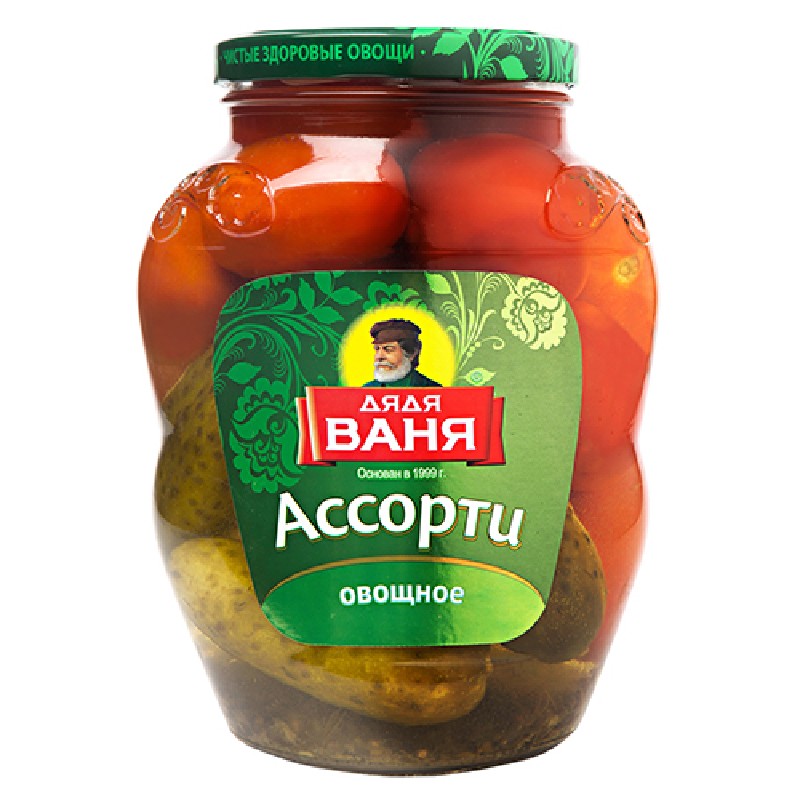 ДВ Ассорти Огурцы и томаты 1800г