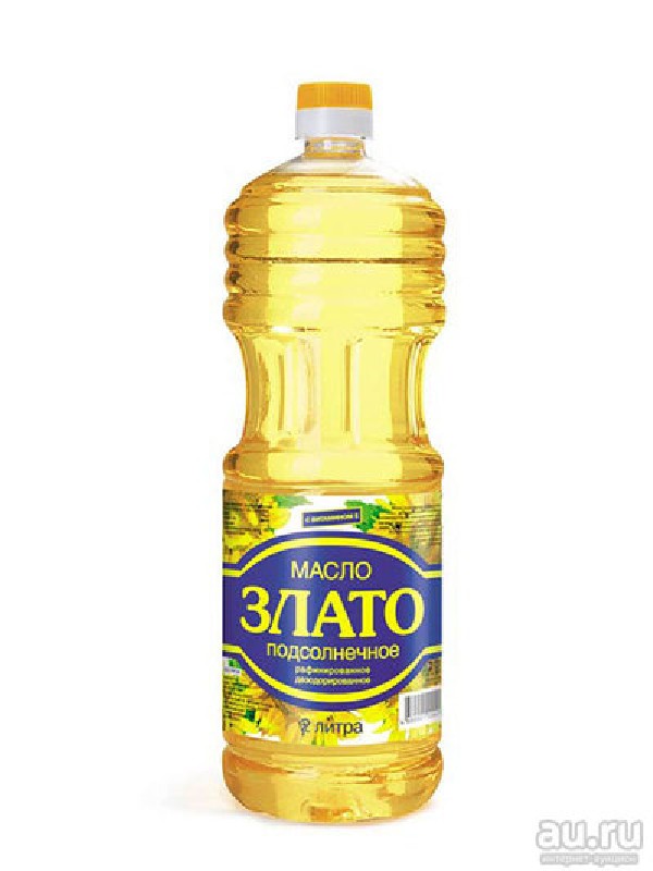 Масло Злато подсолнечное 2л