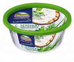 Сыр Hochland творожный с зеленью 140г