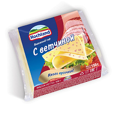 Плавл.сыр Hochland с ветчиной (ломтиками) 150г
