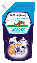 Молоко сгущенное Кореновское 0,2% 270г дозатор