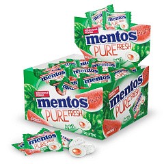 Жевательная резинка Mentos Pure Fresh Арбуз 100шт