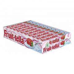 Конфеты жевательные Fruittella Йогурт 21шт