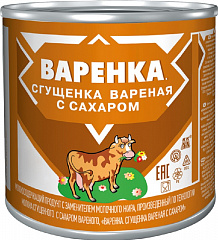 Молоко сгущенное Варенка Коровка 4% 370г ж/б