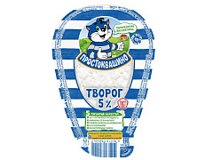 Д_Творог Простоквашино 5% 200г обрам
