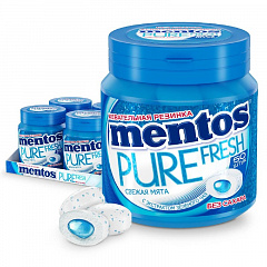 Жевательная резинка Mentos Pure Fresh Свежая мята 100г